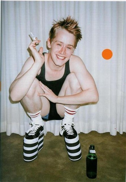 XXX criwes:  Macaulay Culkin by Terry Richardson photo