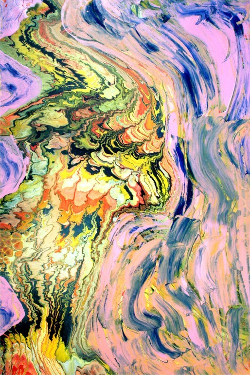 red-lipstick:  Carlo Maniero (Italy) - Paint, 2003      Paintings: Mixed Media