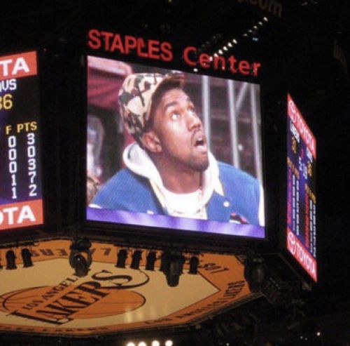 hard to be humble when you stunting on the jumbotron