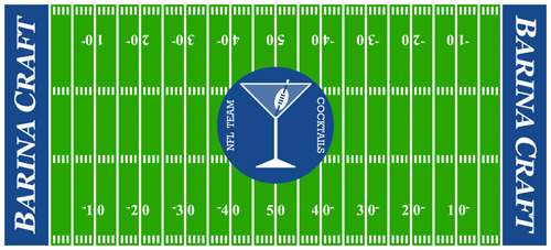 NFL football team cocktails gridiron.