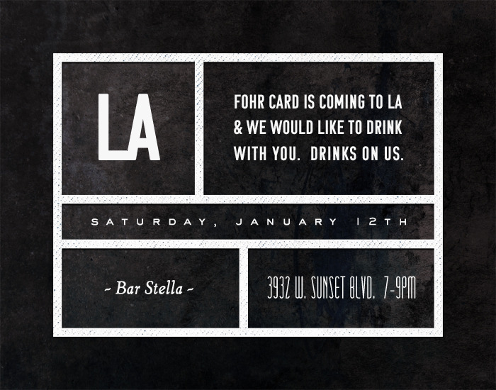 We’re headed out to Los Angeles next week, and we would love to meet you.