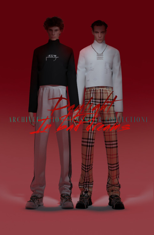 the77sim3:mmsims-lovesu:archivefaction:“Daylight In bad dreams” ArchiveFaction Menswear Collec