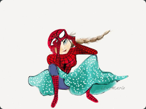 Spider-man’s identity uncovered “Elsa”!
My nephew’s favorite character have been Spider-man as long as I can remember, but lately he has been obsessed with frozen, so I told him that Spider-man’s real identity was Elsa not Peter Parker.
He is 4 years...