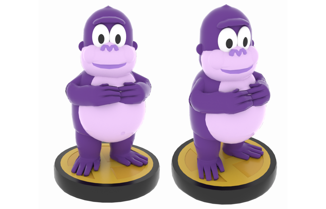 I can't believe I made a bonzi buddy amiibo model