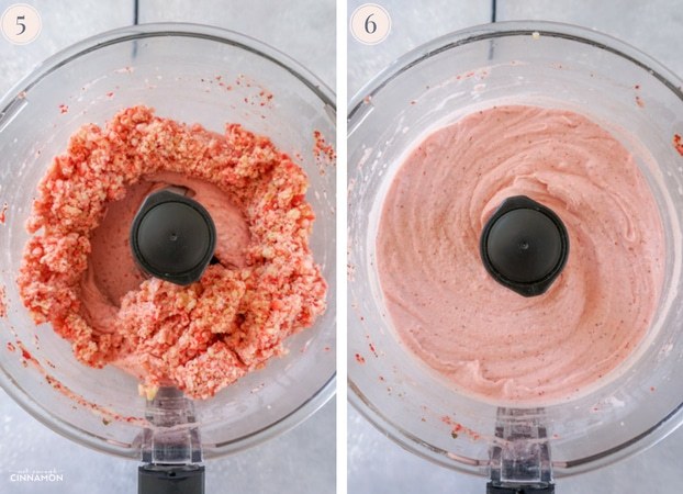 foodffs:  Healthy Strawberry Banana Ice Cream (No Machine!) – Step By StepFollow