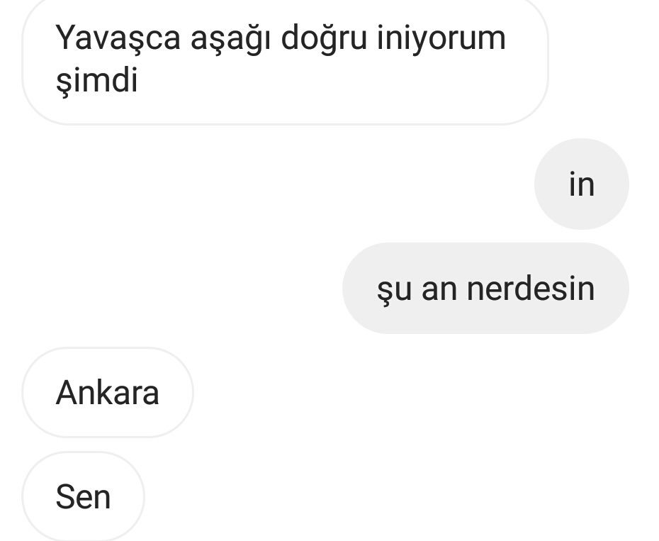 Yavaşca aşağı doğru...