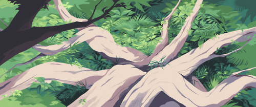 cy-lindric:My backgrounds for the Annecy Festival opening sequence I worked on this year alongside @