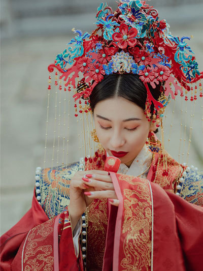 Sweet Hanfu Wedding Dress