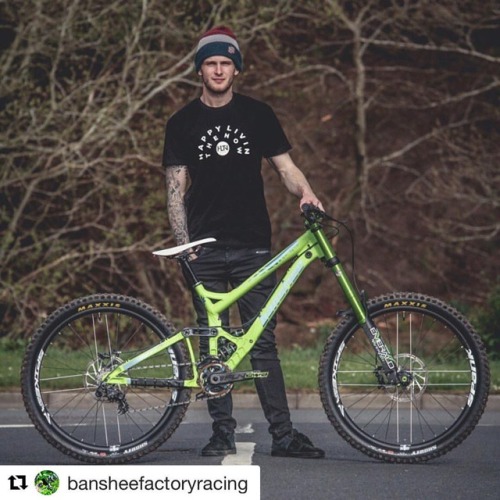 funnhousemtb: #Repost @bansheefactoryracing with @repostapp ・・・ @lewbuchanan with his Prototype 650b