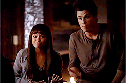 badinnuendo:    favourite character meme → 4 Relationships [4/4]  ↪  Bonnie Bennett & Damon Salvatore “Careful Damon, I might start to think you actually care.”   