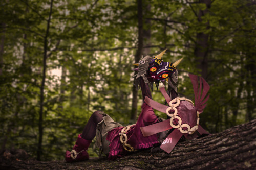 Finally got to do a shoot with my friend of her Skull Kid cosplay she recently revamped!  Cosplay ma