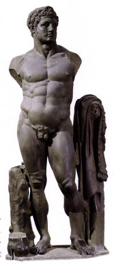 meninfinearts:   Heracles, Roman statue,