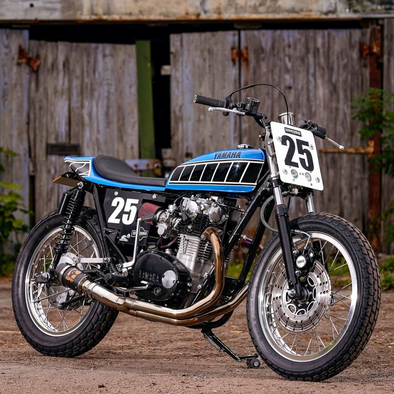 Summerbud Special: Yamaha XS650 by Nick Simmons of @summerbudclassicbikeimports — a retired pro speedway racer who’s turned his hand to building small batches of XS street trackers:
“I am proud that the whole bike is built in-house by me. I de-lug...