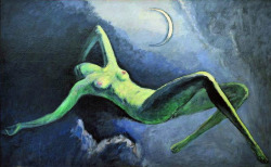 labellefilleart:  La Nuit ou La Lune Decoupee, Kees Van Dongen