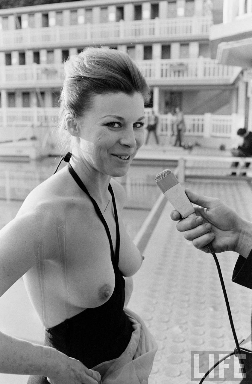 queer-of-color:  thejigglejoint:The Topless Swimsuit 1964 thejigglejoint:  The Topless
