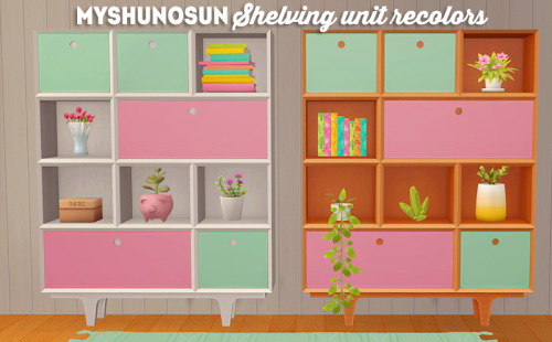 [ts2] myshunosun’s zephyr office - shelving unit - recolors As soon as I saw kayleigh posted t