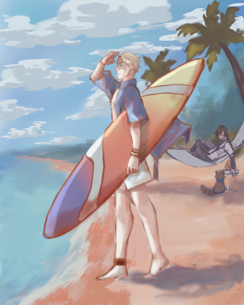 New Francis And Poe Mayoi Summer Cards Are Super Pretty~
