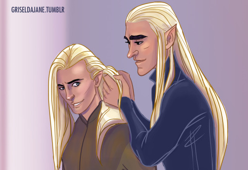griseldajane:Legolas thought he had no one to help him prepare for his patrol, but it was a foolis