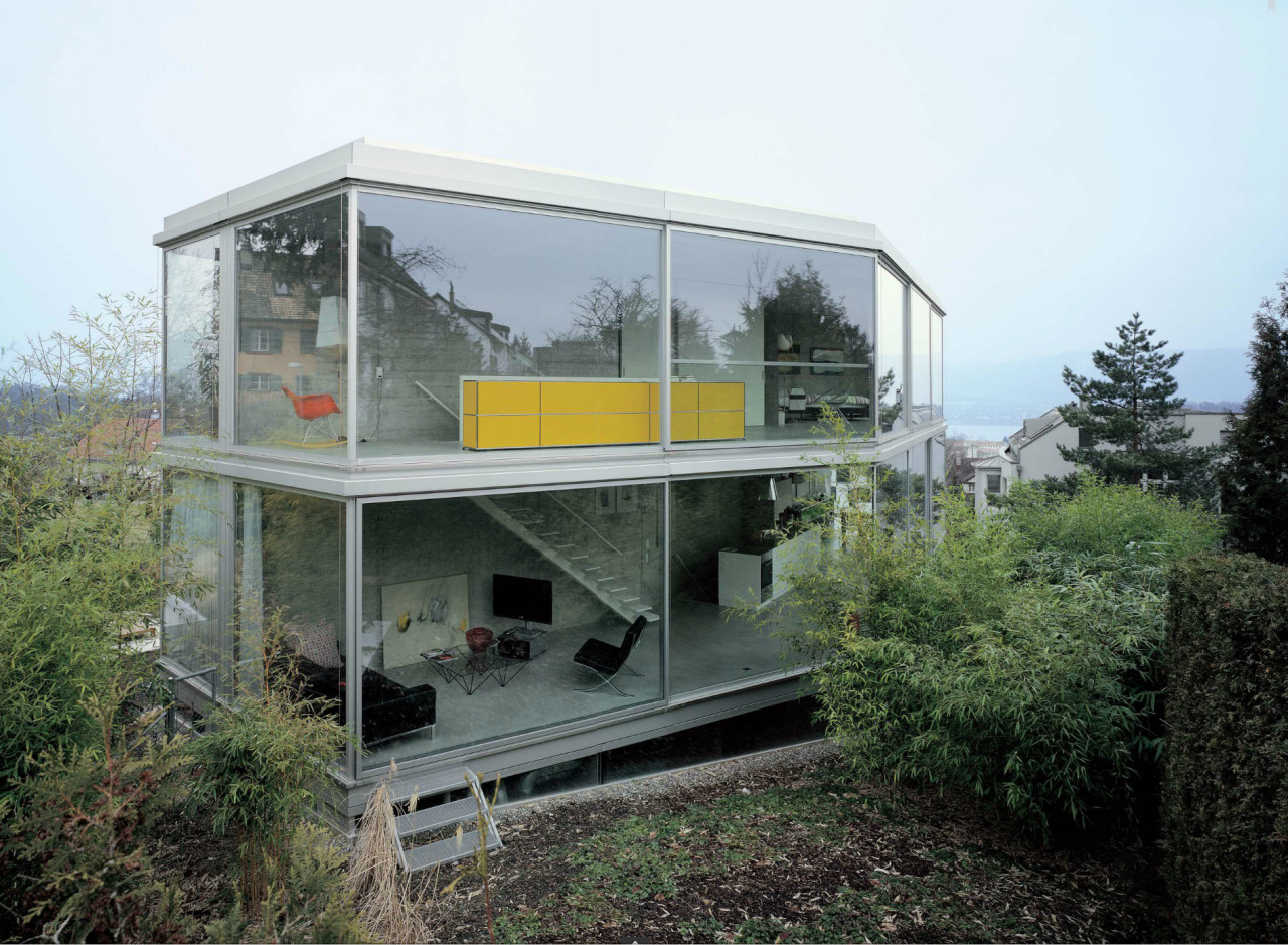 powerful-art: Christian Kerez - House with one wall, Zurich 2007. photo © Hisao