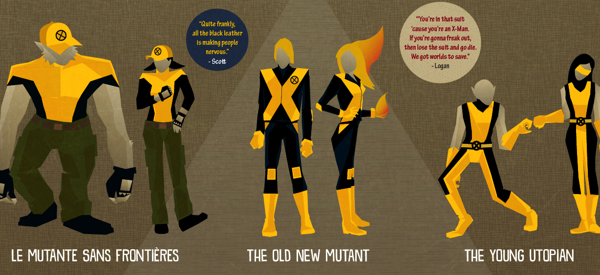 modhero:  Something different this week: X-WEAR THROUGH THE AGES! Who hasn’t put