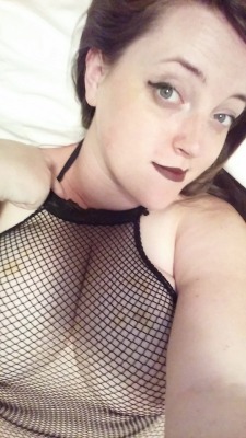 palethighssavelives:  💋🍑💋  bought a new outfit the other night. don’t you think fishnets suit me? and look! you don’t even have to rip them open to get to the good stuff  get the first peek  Donate    Wishlist  