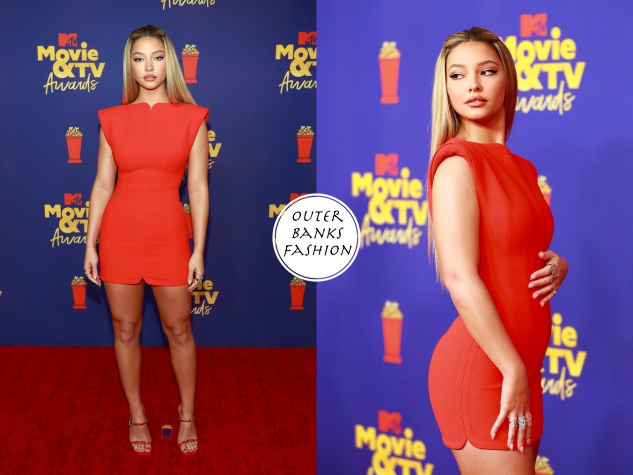 Outer Banks Fashion Mtv Movie Tv Awards 21 Madelyn Cline Wears A