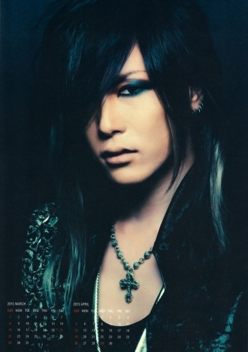 spookyspittle:The GazettE J-Rock Band 2015 CalendarRukiUruhaAoiReitaKai