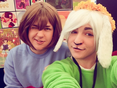 what&rsquo;s better than this? kids being kids ✨ asriel is me, @skinnymister , frisk is @chromic