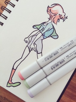 alyssaties:  A messy young Pearl doodle 