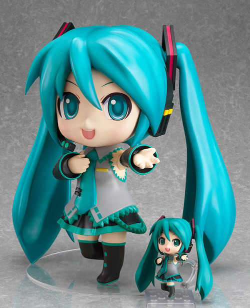 vocafigoftheday: Today’s Vocaloid Figure of the Day is: Hatsune Miku Jumbo Ver. Nendoroid Plus