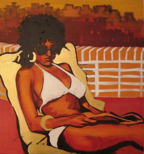 Pam Grier by HeatherCaulfieldART