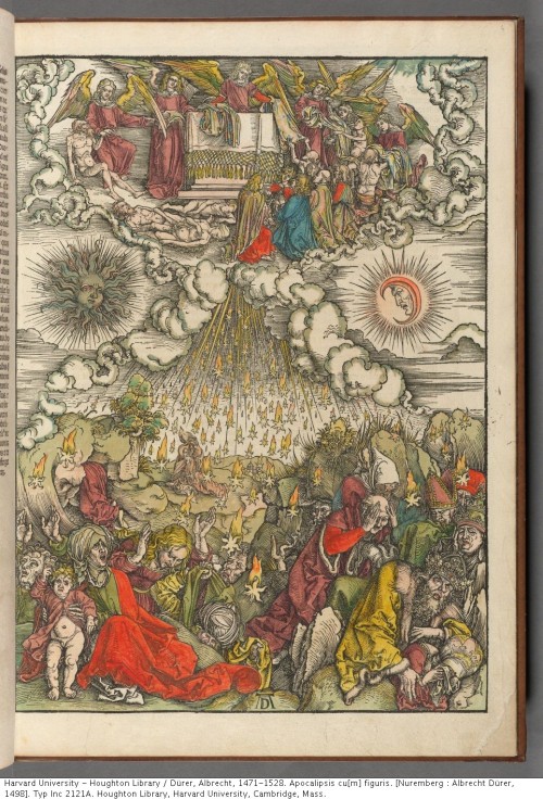 Dürer, Albrecht, 1471-1528. Apocalipsis cu[m] figuris, 1498.Typ Inc 2121AHoughton Library, Harvard U