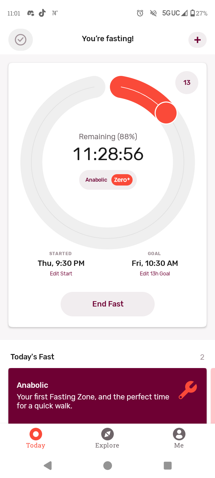Exercise Stats: 40 Squats, 20 Crunches, And 10 Pushups