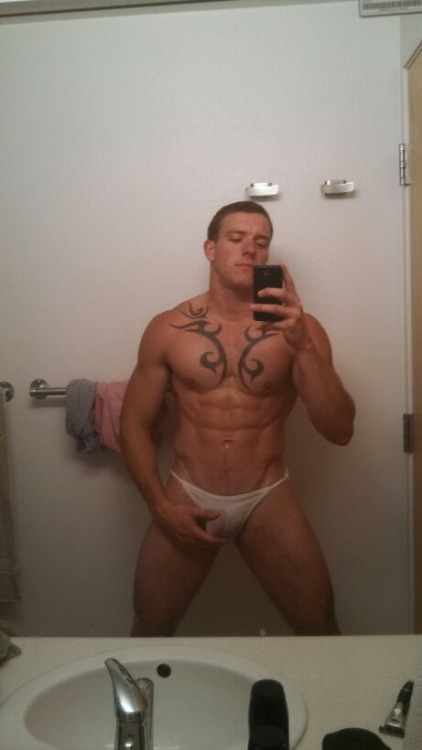 hungdudes:  Finally the Photo set of this Tribal Tattoo Military Hung 