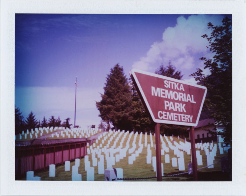 Polaroids from a weekend bike trip in Sitka, Alaska 