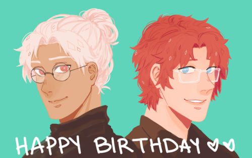 bananasaurr: @nkhrchy HAPPY (BELATED ON UR SIDE OF THE WORLD SOBS) BIRTHDAY TO OUR LOVELY ODAGIDE CA