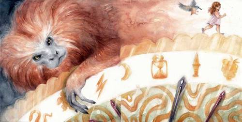 alexstefanel: The Golden Compass illustrations watercolor