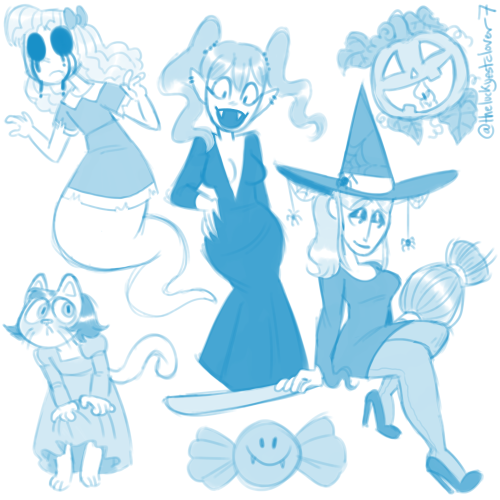 halloween doodles