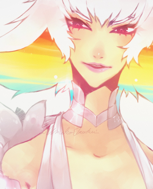 slbtumblng:  umekoirokui:  ▼ Ragyo from Kill la Kill ! Another fanart, a portrait again (u w u)’  ♥(◕⌣◕)♥  mama~ <3 <3 <3 <3