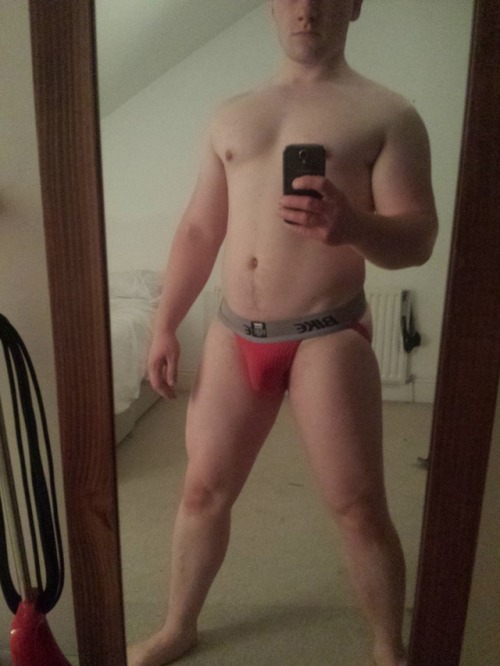 cockandpokeballs:  Came back from work to find that one of you beautiful people had bought me a new jock!