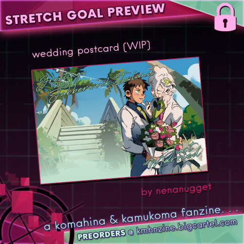 ️《 STRETCH GOAL PREVIEW! 》A new, and final stretch goal: here&rsquo;s the unfinished WIP from @nenan