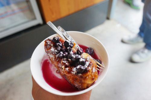 French Toast with Sugared Blueberries 블루베리 프렌치토스트Kiosque 키오스크, Seochon