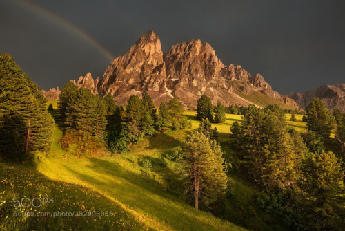 Evening rainbow by Rericha