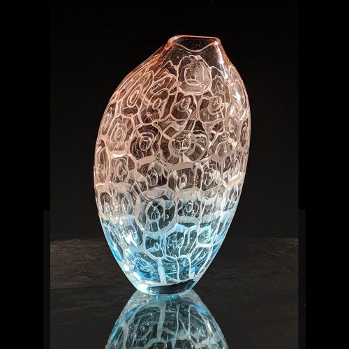 Astounding interior design art glass. Porifera VIII by the talented @robertamasonartglass ww