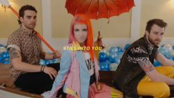 paramore:  The ‘Still Into You’ video premieres Monday night at midnight on paramore.net. 