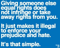 Marriage needs no &ldquo;defense&rdquo;&hellip; marriage is not being attacked. Prejudice and hateful false dogma - THAT is what is being challenged, and some people are very willing to lie publicly to defend what they consider to be their right to discri