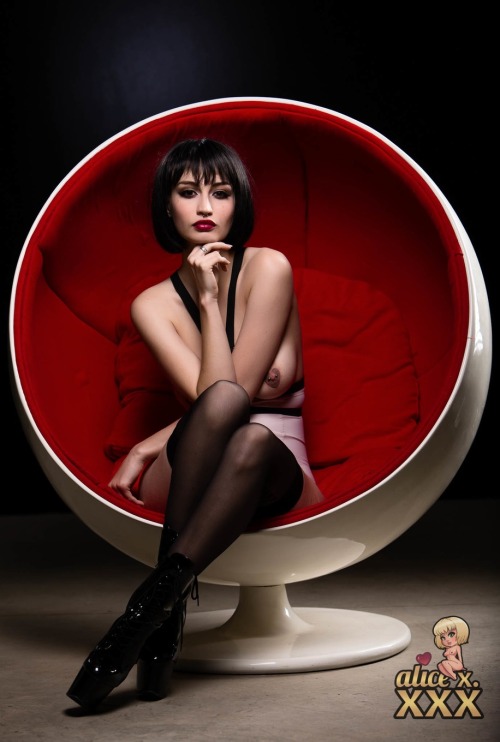 alicexblog: New photoset “Ballchair” with 17 images up on alicex.xxx now featuring attitude by the b