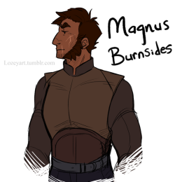 lozeyart: Ok another version of Magnus! And colored very sloppily.