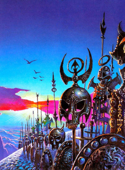 bulletride-actionwear:70s fantasy / sword &amp; sorcery art by Bruce Pennington