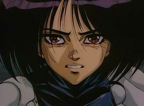 deckman100:Some stills from the GUNNM OVA (1993): Rusty Angel and Tears Sign 
